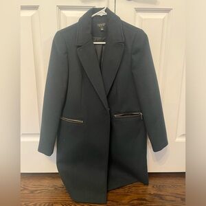 TopShop Dark Green Pea Coat